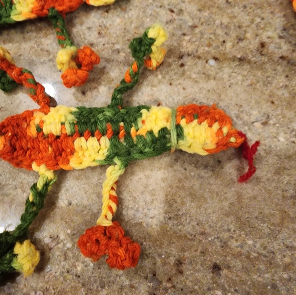 Handmade Gecko Cat toys